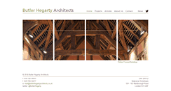 Desktop Screenshot of butlerhegartyarchitects.co.uk